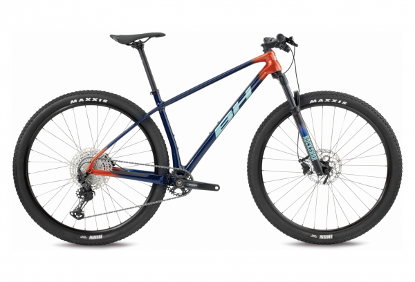 MOUNTAINBIKE SEMI-RIGID BH ULTIMATE RC 6.5 SHIMANO DEORE XT 12V 29'' BLAU ORANGE 2022